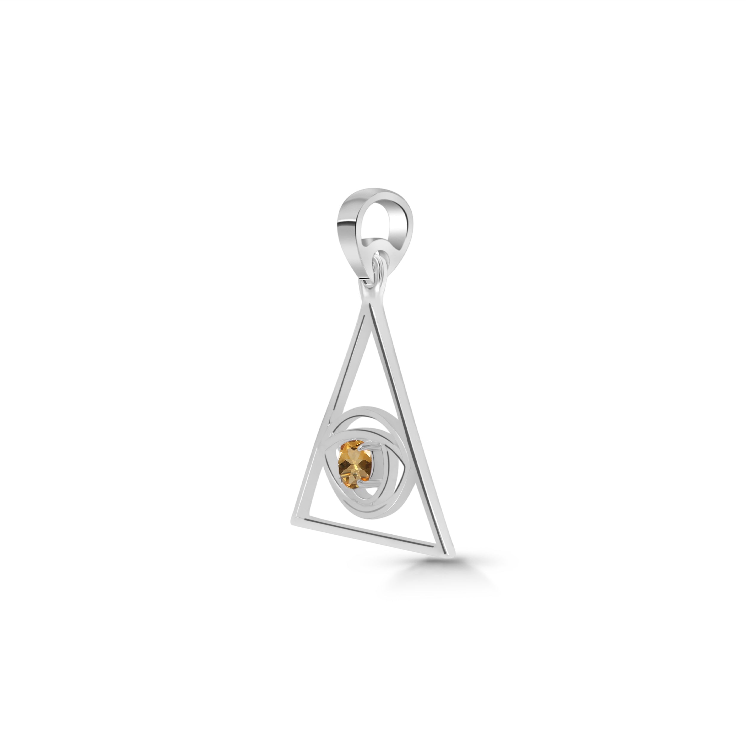 Citrine Pendant-(CIT-SN-175.)